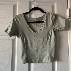Lululemon Short Sleeve V Neck Shirt